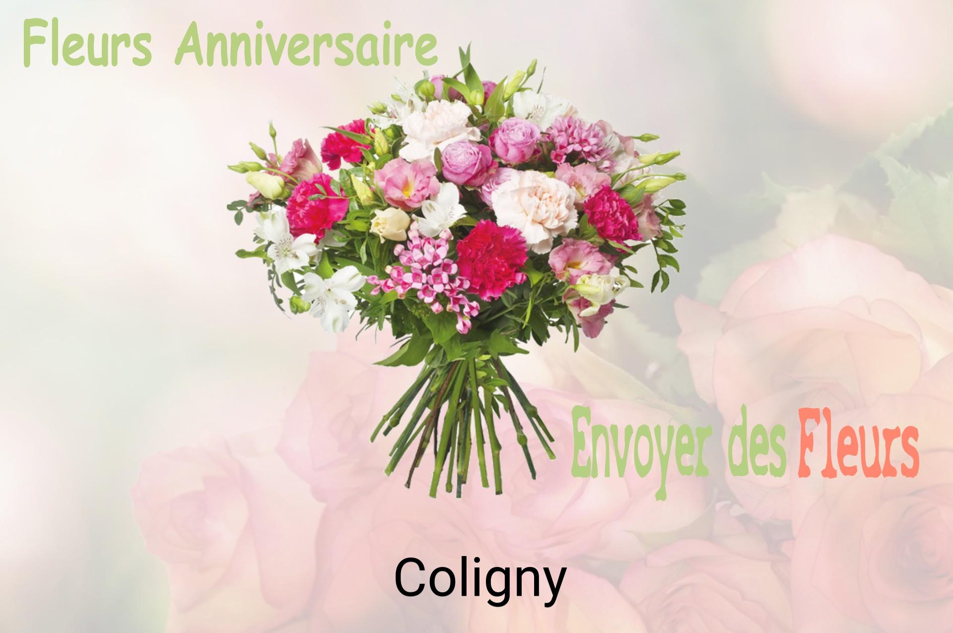 Bouquet de fleurs d’anniversaire livré à Coligny